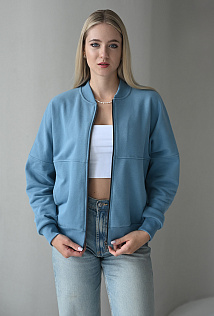 4016 Кофта АГАПЭ молн 3-х-а, Индиго 4016 Кофта АГАПЭ молн 3-х-а, Индиго